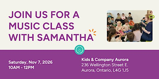 Music Class with Samantha at Kids & Company Aurora | Kids & Company Aurora