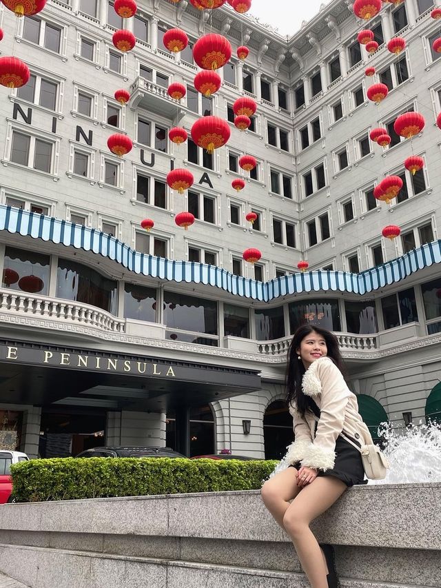 香港半島酒店打卡點📸📍