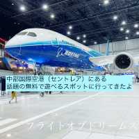 中部国際空港にある　無料遊びスポット　　フライトオブドリームス