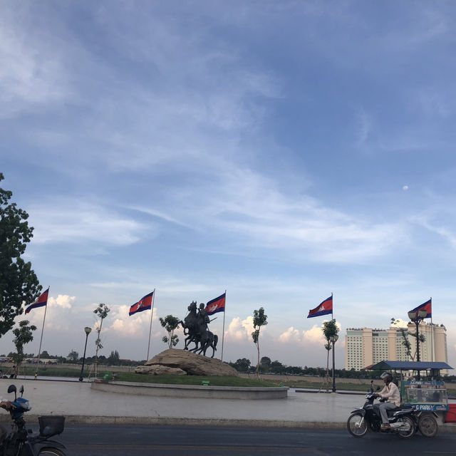 Riverside Park in Phnom Penh 