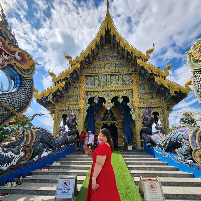 Amazing blue temple in chiangrai