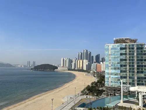 부산 시그니엘 호텔 수영장