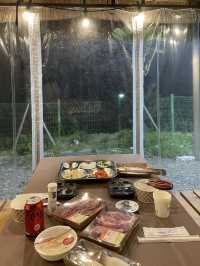 아무 준비도 필요 없이 캠핑 감성 느끼기, 야외 바베큐장 울산 피아모르