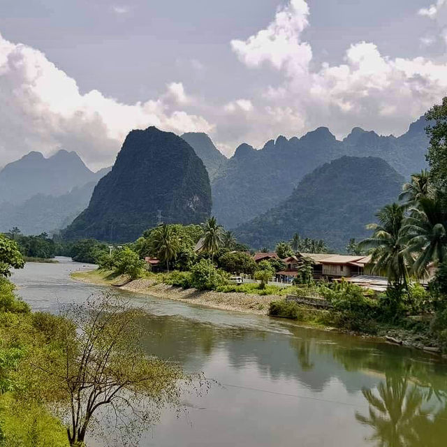 Landscaping destination at Vang vieng 