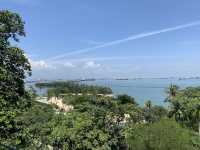 Aeriel View of Siloso Beach Resort 