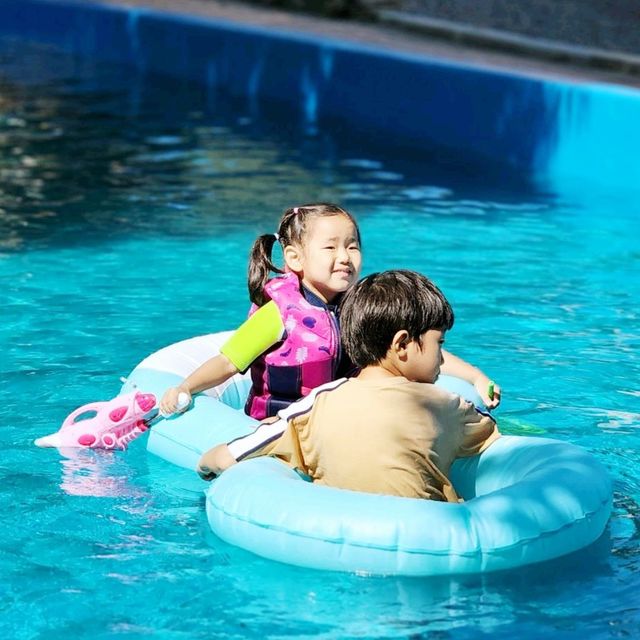 넓은 수영장이 있는 대구근교 칠곡황학산휴양림