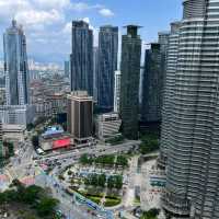 KLCC view from Envi Skydining