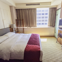 【台北住宿】洛碁大飯店舞衣南京館  豪華雙人房 平價台北高CP值住宿 近捷運松江南京站
