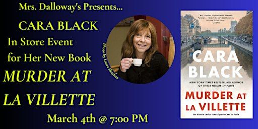 Cara Black In Store Appearance For Her New Book MURDER AT LA VILLETTE | Mrs Dalloway's