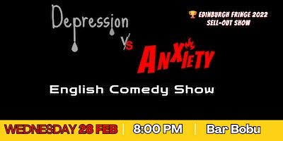 English Stand Up Comedy Show in Friedrichshain - Depression vs Anxiety | Bar Bobu | Berlin | Friedrichshain | Bar | Restaurant | Club | Live Music