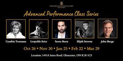 Advanced Performance Class with Professor Cynthia Torman | Steinway Piano Gallery Ottawa
