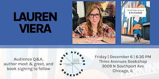 Q & A and Book Signing with Lauren Viera | Three Avenues Bookshop