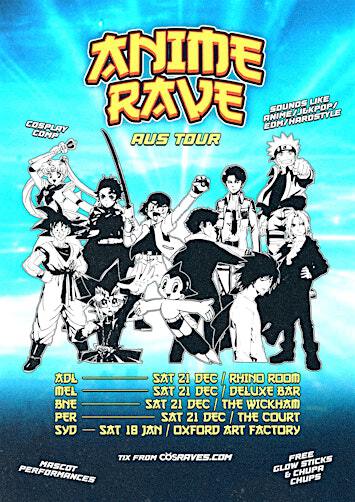 Anime Rave Brisbane | The Wickham