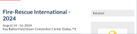Fire Rescue International Dallas 2024 | Dallas, Texas, USA