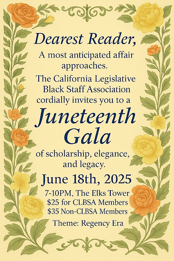 CLBSA: JUNETEENTH GALA | The Elks Tower Events
