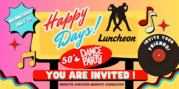 "Happy Days" 50's Dance Party Luncheon | Marietta Country Club