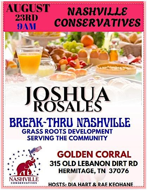 Nashville Conservatives Breakfast Club Meeting | Golden Corral Buffet & Grill