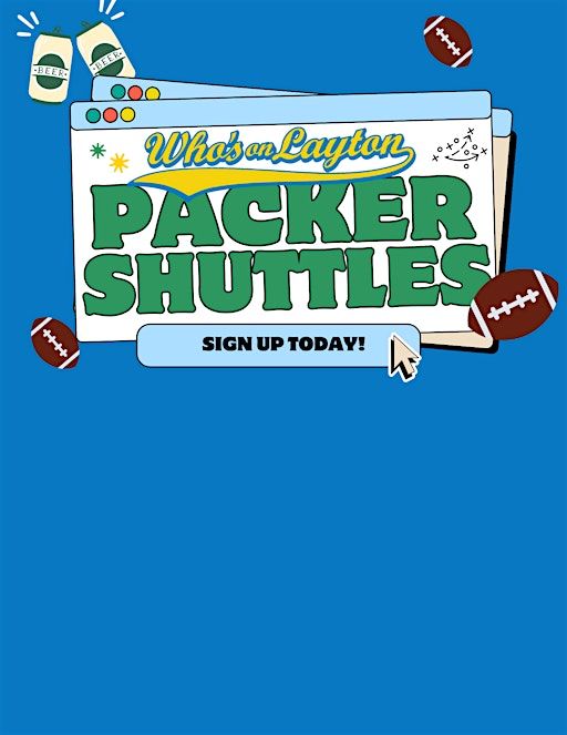 Packers Vs Bears VIP Tailgate Bus Who's on Layton | Who’s on Layton | A Cream City Concepts Destination