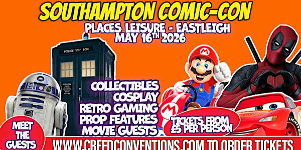 Southampton Comic Con | Places Leisure Eastleigh