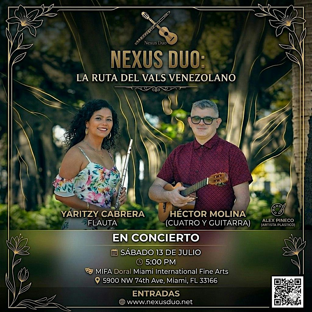 Nexus Duo - La ruta del vals venezolano | MIFA Miami International Fine Arts