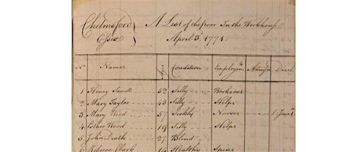 EROP Special: Growing Old and Facing Poverty in Eighteenth-Century Essex | Essex Record Office