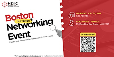 BOSTON IN-PERSON NETWORKING EVENT | Yard House