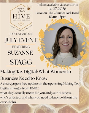 The Hive, featuring Suzanne Stagg: Making Tax Digital | Muthu Clumber Park Hotel & Spa