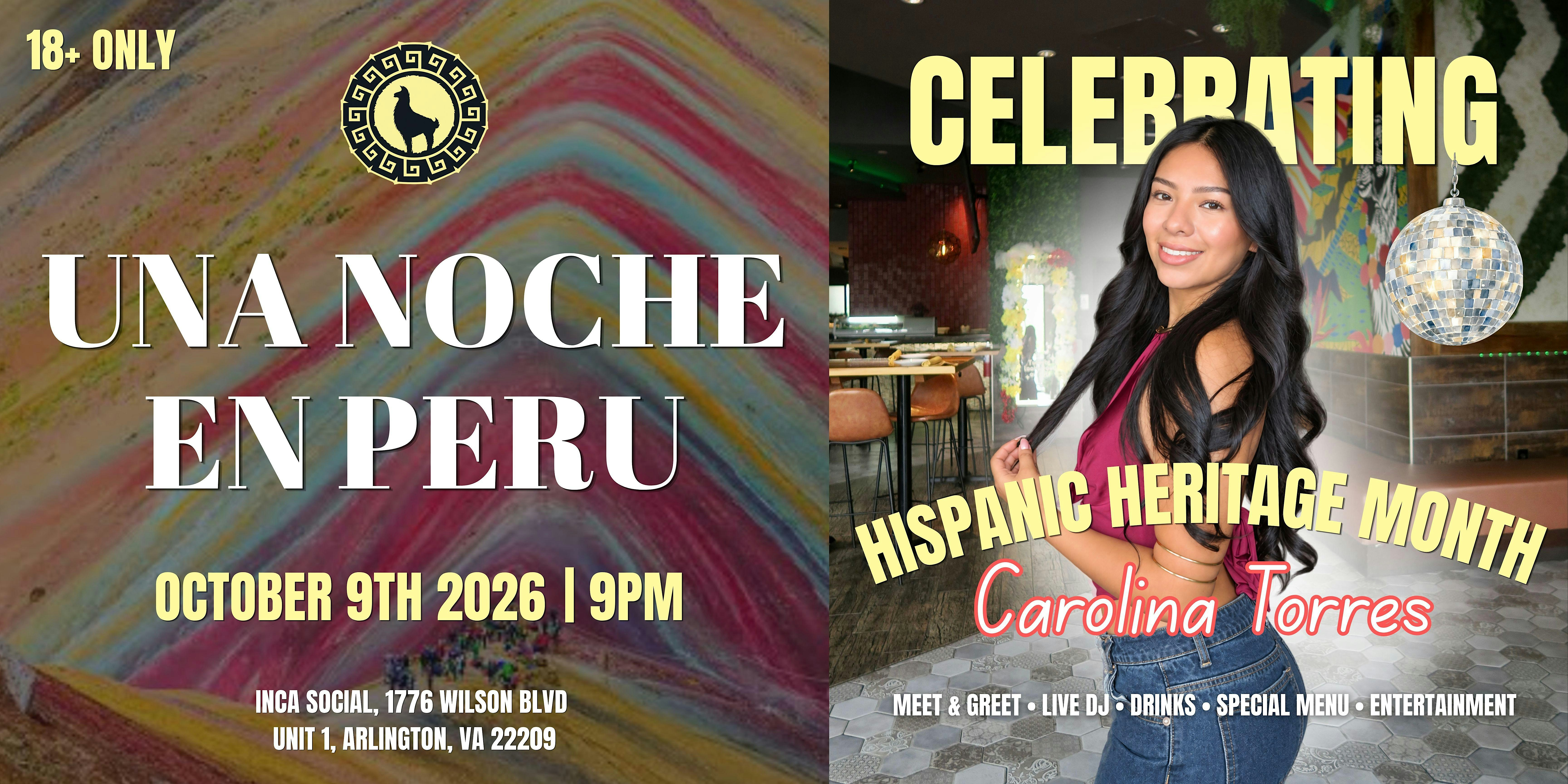 Una Noche en Peru at Inca Social x Carolina Torres | Inca Social