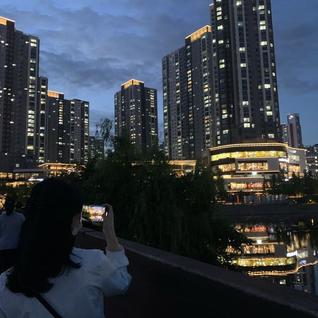 야경이 너무 예쁜 동탄호수공원