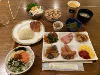 『ビストロ アトリ』で朝食ビュッフェ。『福岡東映ホテル』