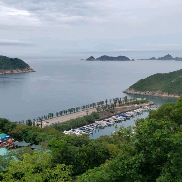 突然雨停，山海碧黛，美不勝收！