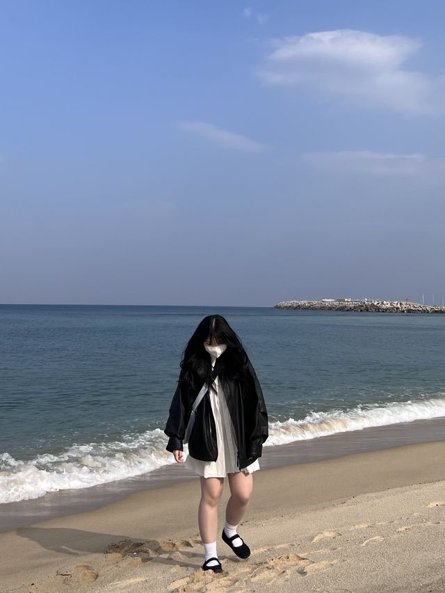 💫친구들과 힐링 사진 찍기 좋은 강릉 강문해변💫