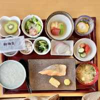 ラフォーレ倶楽部湯の棲で朝食