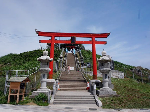 青森縣最北端的㊙️景👉🏻👉🏻蕪島📸️ ‘海鷗島’