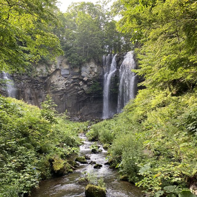 きれい✨アシリベツの滝！