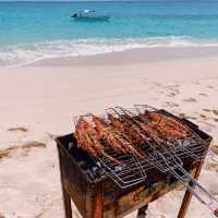 Lobster on Zanzibar beach