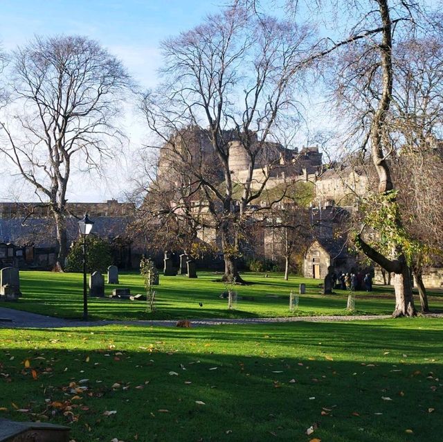 Winters walk through Kirkyard 