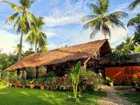 Staying in huts in Moalboal