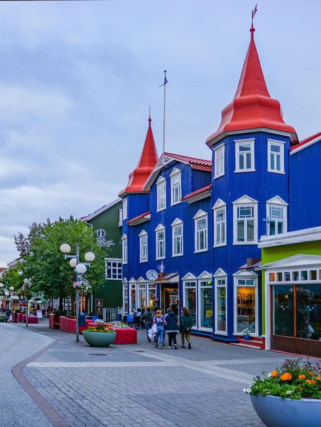 The second largest city in Iceland, small and exquisite