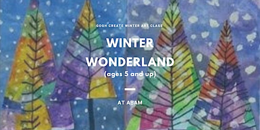 Kids Winter Art Class - Winter Wonderland | Atlantic Beach Arts Market