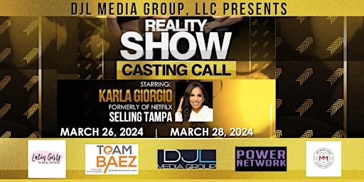 Reality Show Casting Call TAMPA !!! | 1408 N Westshore Blvd suite 706