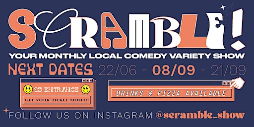 Scramble! Comedy Variety Show - May 23rd | Vivid Studios
