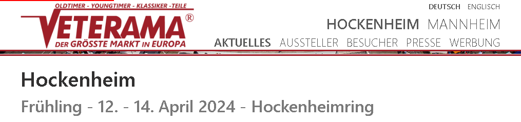 VETERAMA 曼海姆 2024 | Mainmarkt Mannheim, Baden-Württemberg, 德國