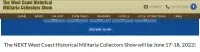 2024 年西海岸歷史軍事收藏家展 | 美國加利福尼亞州 Fairplex