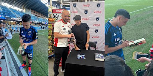 San Jose Earthquakes Signing Event (Cristian Espinoza + Hernán López) | Gold Bar Whiskey Distillery Tasting Room, Avenue of the Palms, San Francisco, CA, USA