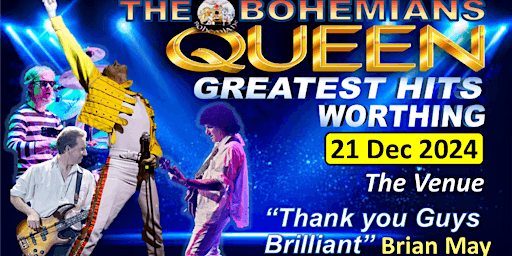 Queen's Greatest Hits Worthing | The Venue.