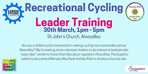 Guided Cycle Ride Leader Training- Alwoodley | St John's Church