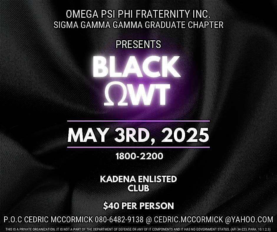 2025 BLACKΩUT | Rocker Enlisted Club