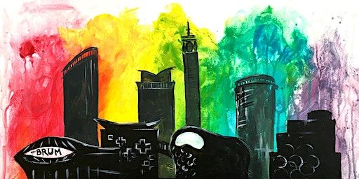 Paint Birmingham Skyline in Birmingham! | Rose Villa Tavern, Birmingham