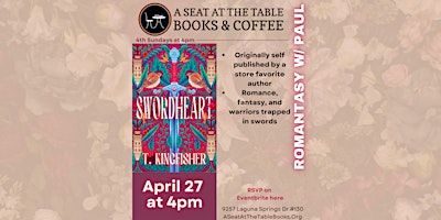 Romantasy Book Club w/ Paul: Swordheart | A Seat at the Table Books